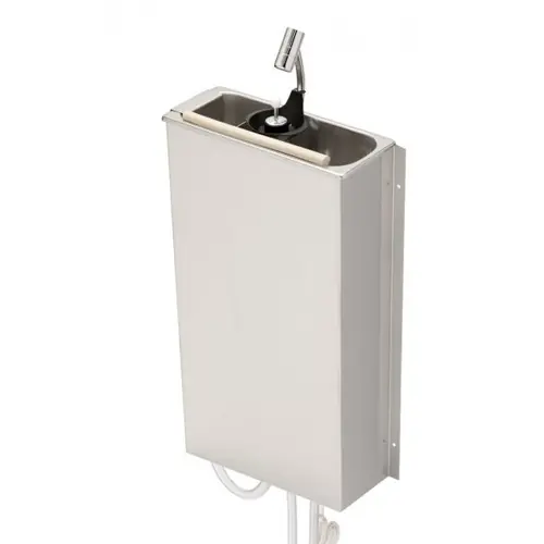 Portioniererdusche Mobilstation i. ScoopShower Mobile Silver 230 Volt 400 mm x 120 mm H 500 mm Trägerplatte Must-Have